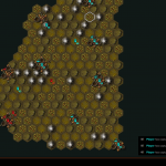 A game using hidden terrain